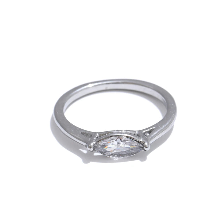 Shiny Cubic Zirconia Casting Ring