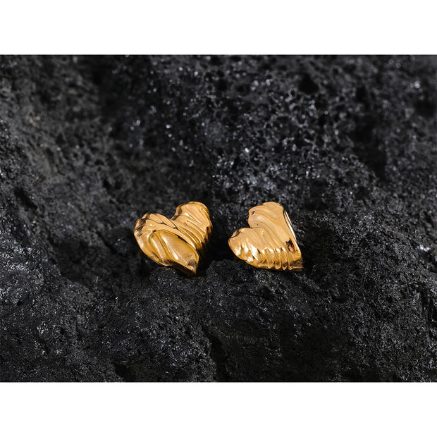 Heart Stud Earrings