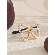 Pearl Bowknot Hairpin