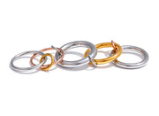 3 Colors 5 Links Stacked Rings