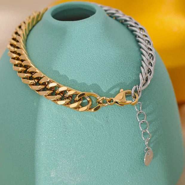 Textured Chain Bracelet