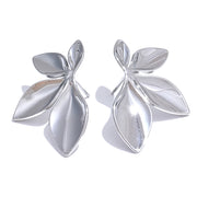 Gold Flower Earrings