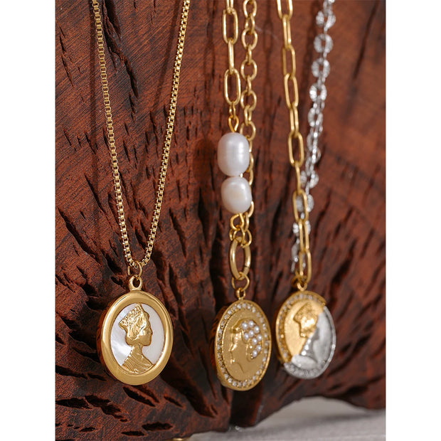 Queen Coin Necklace