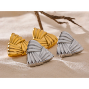 Triangle Texture Earrings