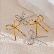 Bow Knot Stud Earrings