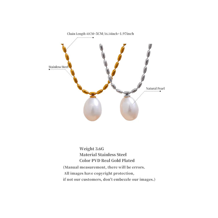 Freshwater Pearl Pendant Necklace