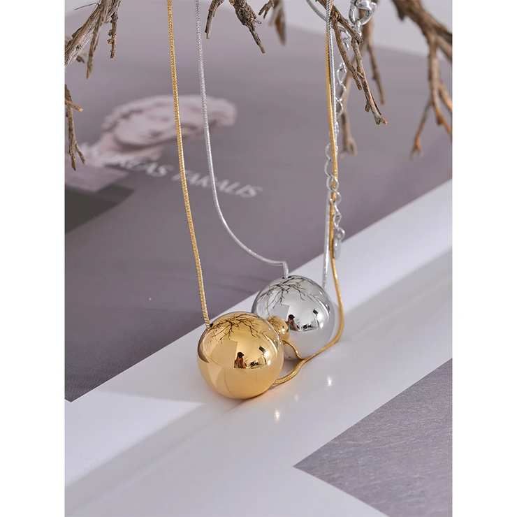 Big Ball Pendant Necklace