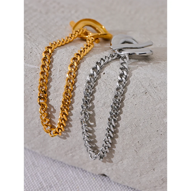 Statement Toggle-Clasp Bracelet