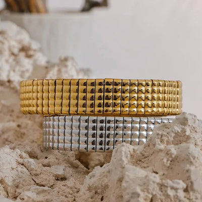 Wide Metal Bracelet