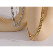 Gold Chain Statement Necklace