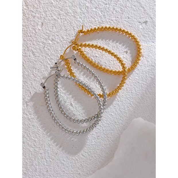 Geometric Big Hoop Earrings