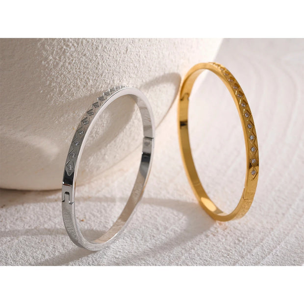 CZ Bangle Bracelet