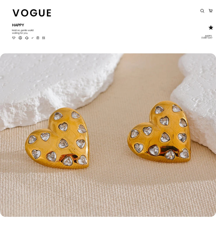 Statement Stud Earrings