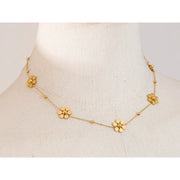 Flower Chain Necklace