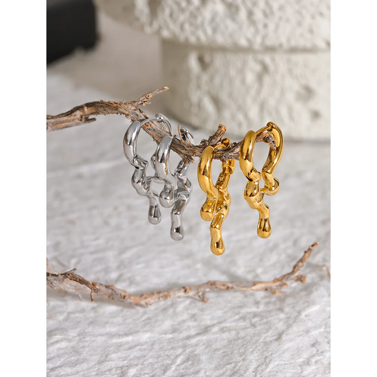 Geometric Creative Hoop Earrings