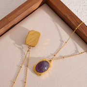 Amethyst Aventurine Necklace