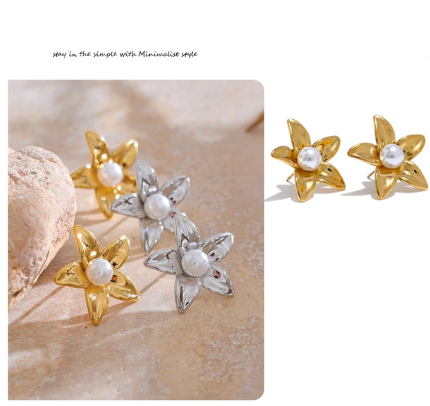 Flower Stud Earrings