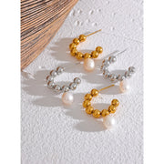 Pearl Bead Earrings