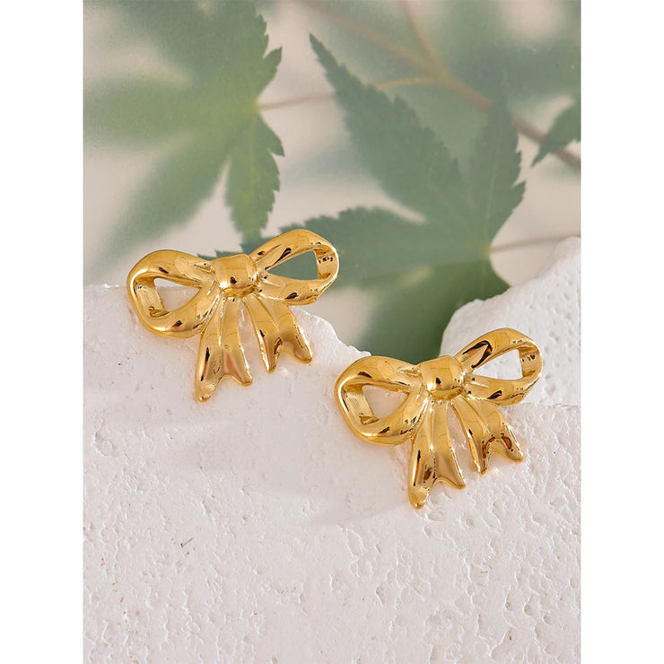 Bow Knot Stud Earrings