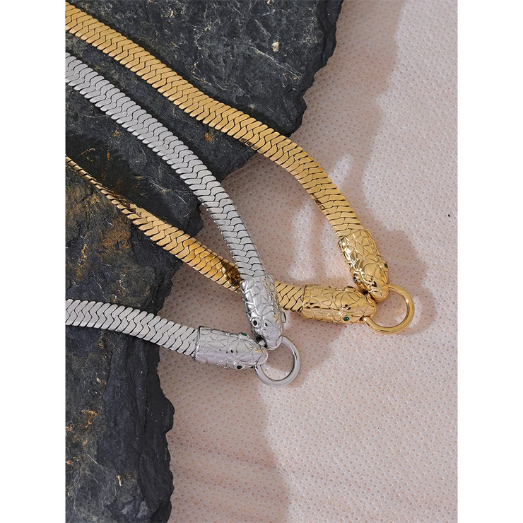 Snake Chain Choker Necklace