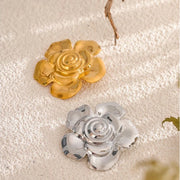 18K Gold Flower Brooch