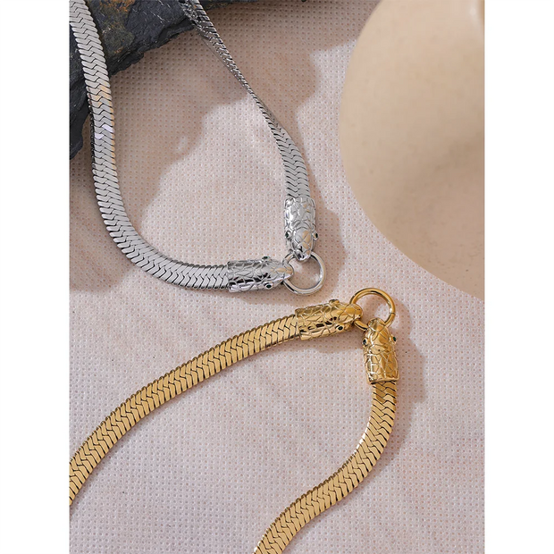 Snake Chain Choker Necklace