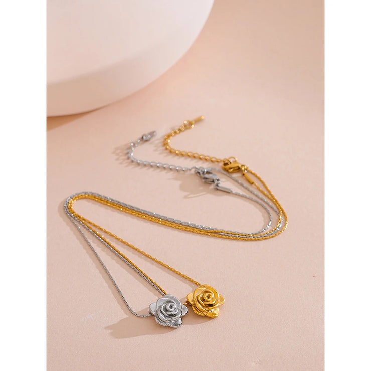 Flower Pendant Necklace