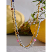 Colorful Stone Necklace