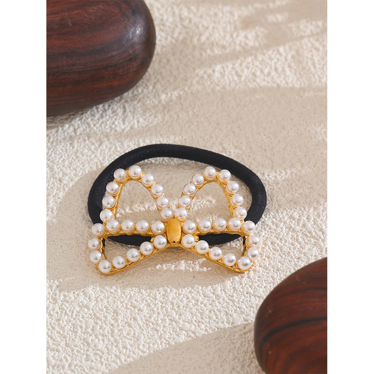 Pearl Bowknot Hairpin