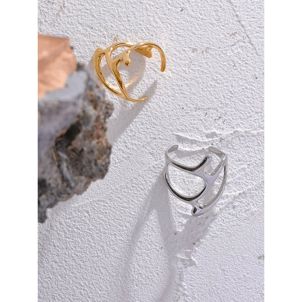 Creative Hollow Open Ring