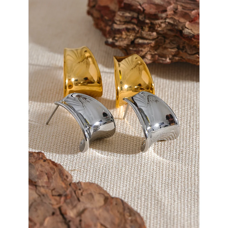 Geometric Stud Earrings