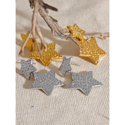 Pentagram Star Dangle Earrings