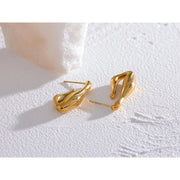 Geometric Big Stud Earrings