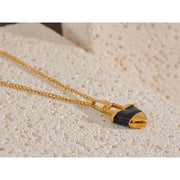 Black Heart Pendant Necklace