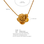 Flower Pendant Necklace