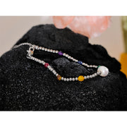 Natural Stone Beaded Bracelet