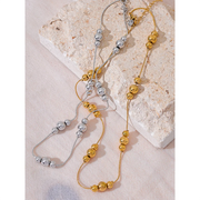 Gold Beads Chain Necklace