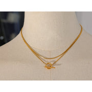 Double Layer Stacking Necklace