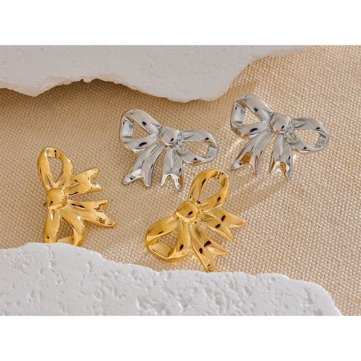 Bow Knot Stud Earrings