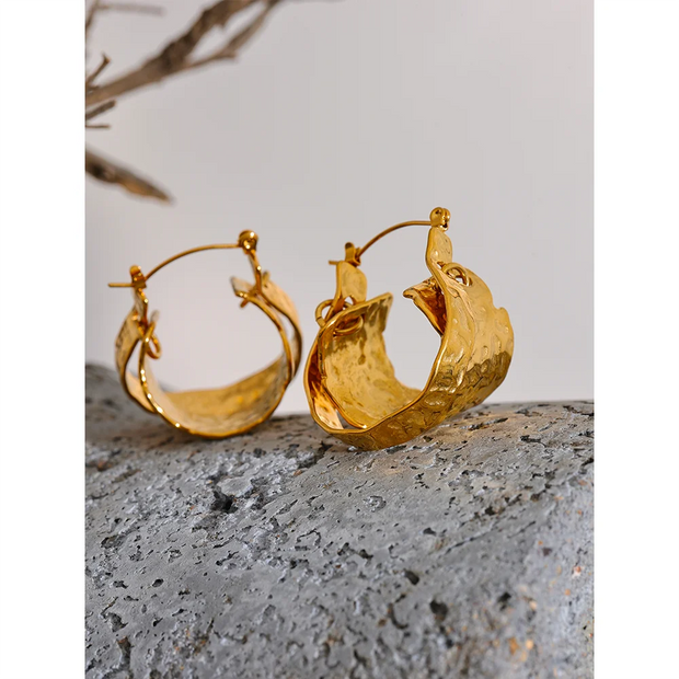 Vintage Statement Hoop Earrings