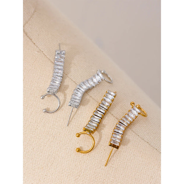 Luxury Zirconia Ear Clips