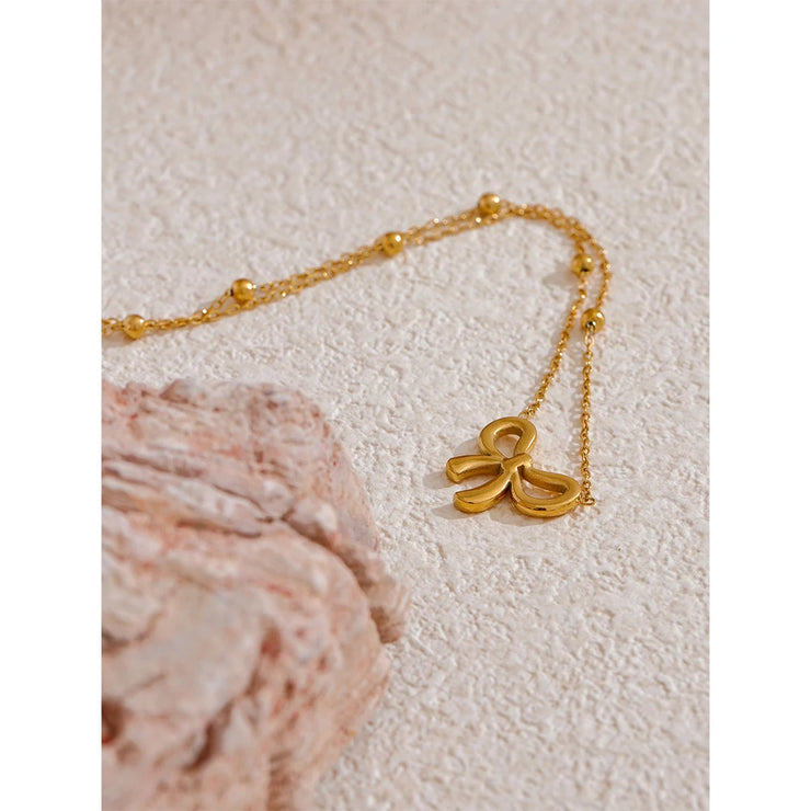 Bow Knot Pendant Necklace