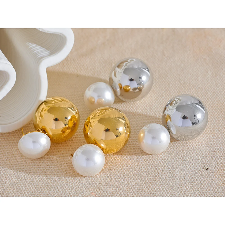 20mm Pearl Drop Earrings