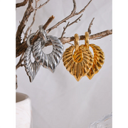 Big Leaf Drop Earrings