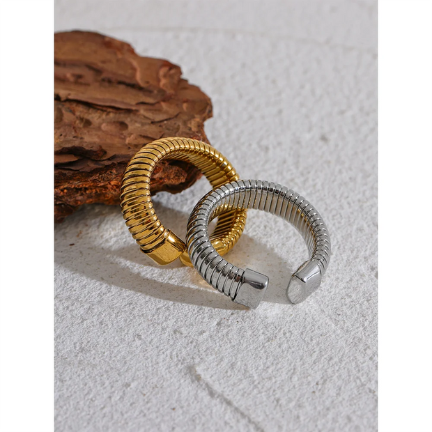 Round Elastic Open Ring