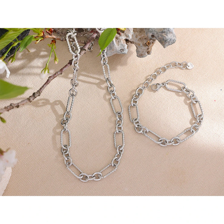 Chain Necklace & Bracelet