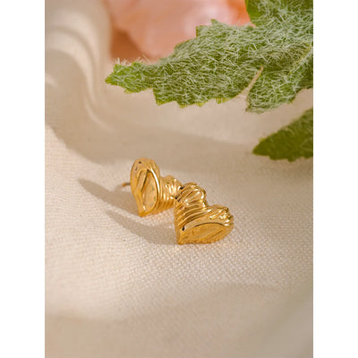 Heart Stud Earrings