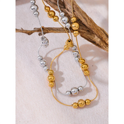 Gold Beads Chain Necklace