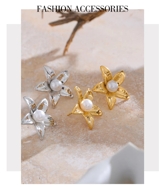 Flower Stud Earrings