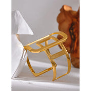 Square Hollow Cuff Bracelet